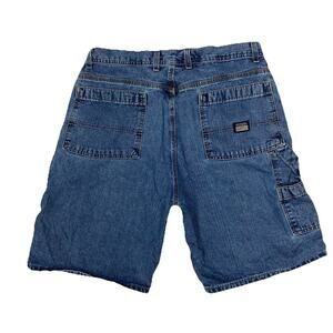 VTG Arizona Jean Co Carpenter Denim Shorts Men’s 36 (34x10) Blue Workwear Y2K